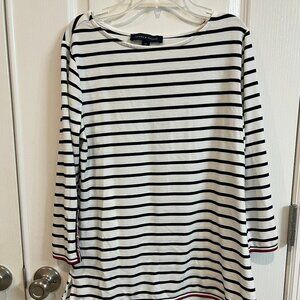 Tommy Hilfiger Striped 3/4 sleeve top Size Small